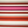 Gebreide Ribtricot strepen rood