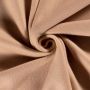 Katoen Fleece donker abrikoos