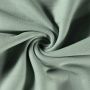 Katoen Fleece donker mint