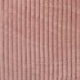 Brede fleece rib licht oud roze