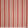 Cotton naturel strepen rood