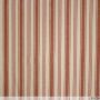 Cotton naturel strepen terracotta