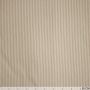 Cotton naturel streepje 3mm beige