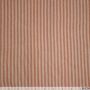 Cotton naturel streepje 3mm terracotta
