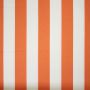 Outdoor canvas streep stof oranje