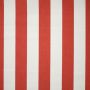 Outdoor canvas streep stof rood