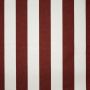 Outdoor canvas streep stof bordeaux