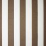 Outdoor canvas streep stof bruin