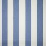 Outdoor canvas streep stof staalblauw