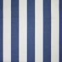 Outdoor canvas streep stof blauw