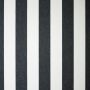 Outdoor canvas streep stof zwart