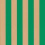 Trendy Canvas streep groen camel