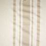Cotton naturel brede streep beige