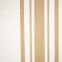 Cotton naturel brede streep camel