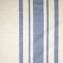 Cotton naturel brede streep denim