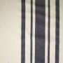 Cotton naturel brede streep zwart