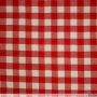 Cotton naturel brabants bont 25mm rood