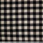 Cotton naturel brabants bont 25mm zwart