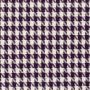 Luxe Tweed Pied-de-Poule Paars-Wit Goud