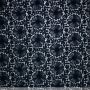 Couture bloemen kant donker blauw