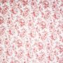 Katoen poplin Vintage Pioenrozen rood