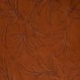 Geborduurde scuba suede bloemen brique