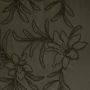 Geborduurde scuba suede bloemen mosgroen