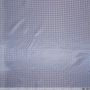 Jacquard voering pied de poule staalblauw
