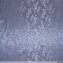 Jacquard voering floral staalblauw