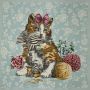 Paneel Mimi Blue 48x48cm