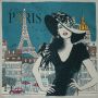 Paneel Audey Blue 48x48cm