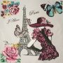 Paneel Paris Roze 48x48cm
