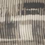 Voile organic stripes taupe