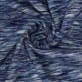Boordstof melange blauw