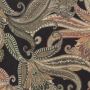 Suedine print paisley antraciet