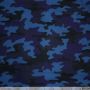 Poncho stof camouflage blauw