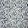 Double soft fleece zebra klein