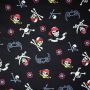 Katoen poplin piratenvlag jolly roger