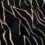 Viscose Twill stof Abstract zwart