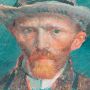 Fluweel stof digitaal bedrukt van Gogh