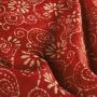 Batik Katoen bedrukt Bloemen rood