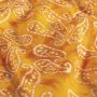 Batik Katoen bedrukt Paisley geel