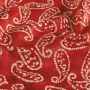 Batik Katoen bedrukt Paisley rood