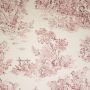 Toile du Jouy katoen natrurel rood