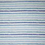 Alphen fleece stof strepen blauw