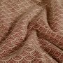 Katoen Poplin Stof Bogen Bordeaux