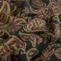 Punta di Roma print paisley zwart brique