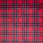 Double Soft Fleece Steward ruiten rood