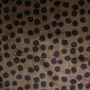 Double Soft Fleece Stippen Zwart-Ecru