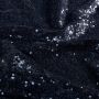 Mesh stof Pailletten Effen Blauw